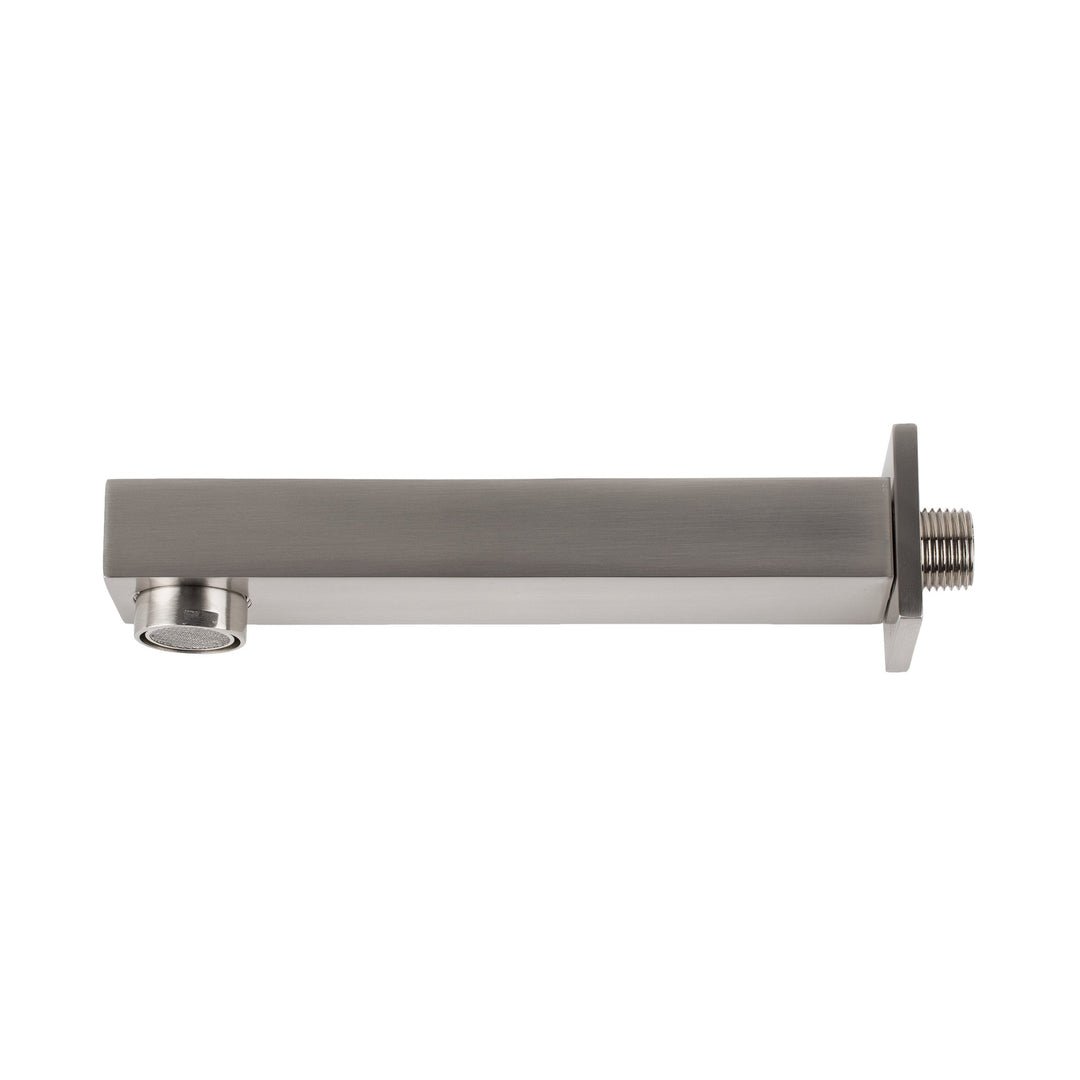 BAI 0156 Solid Brass Wall Mounted Tub Spout in Brushed Nickel Finish