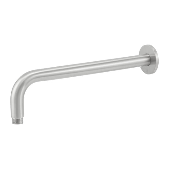 BAI 0439 Wall Mounted 12-inch Shower Head Arm in Brushed Nickel Finish