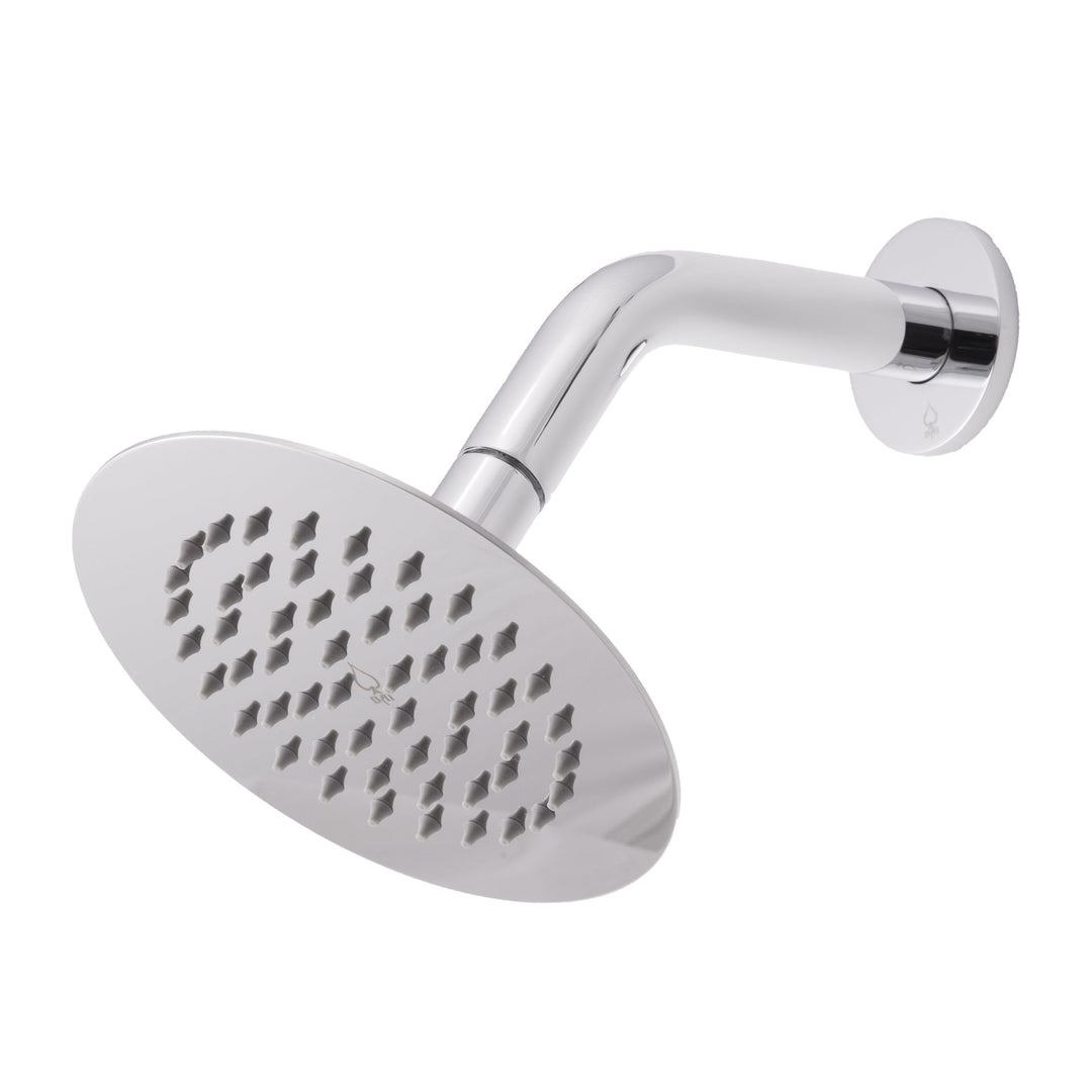 BAI 0440 Stainless Steel 6-inch Round Rainfall Shower Head in Polished Chrome Finish