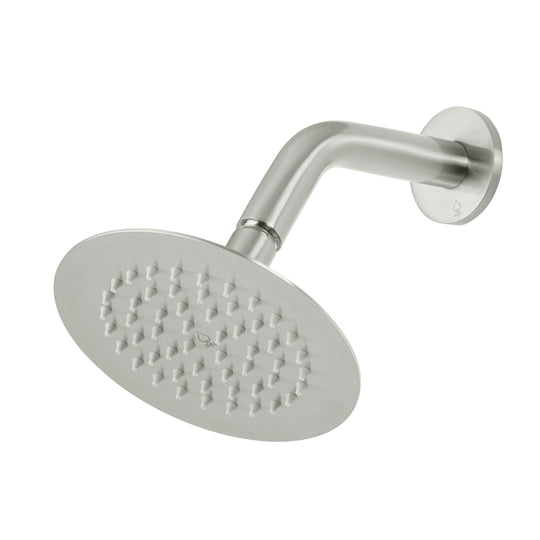 BAI 0442 Stainless Steel 6-inch Round Rainfall Shower Head in Brushed Nickel Finish