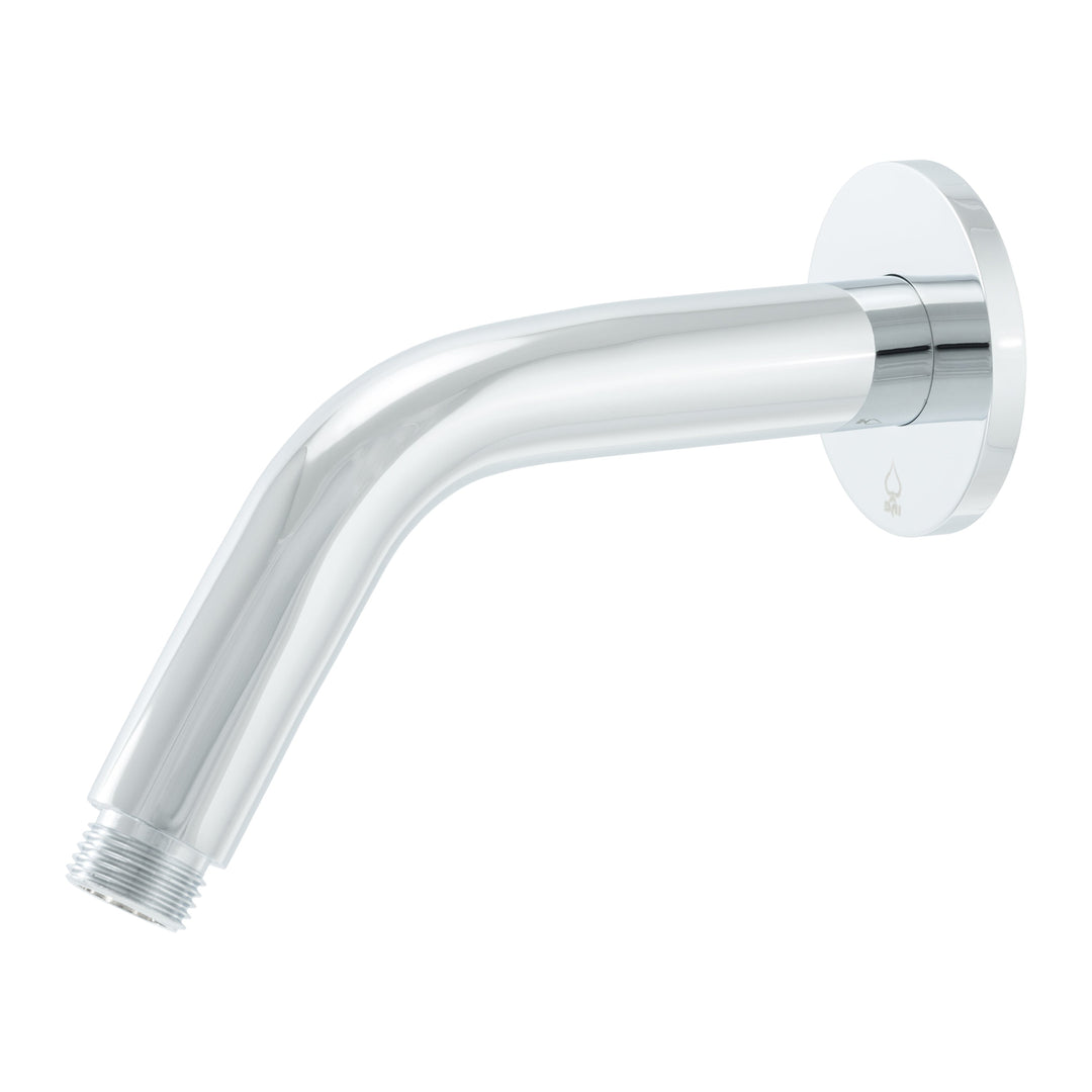 BAI 0444 Wall Mounted 45 Degree 6-inch Shower Head Arm in Polished Chrome Finish