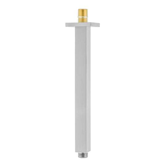 BAI 0448 Ceiling Mounted 14-inch Shower Head Arm in Brushed Nickel Finish