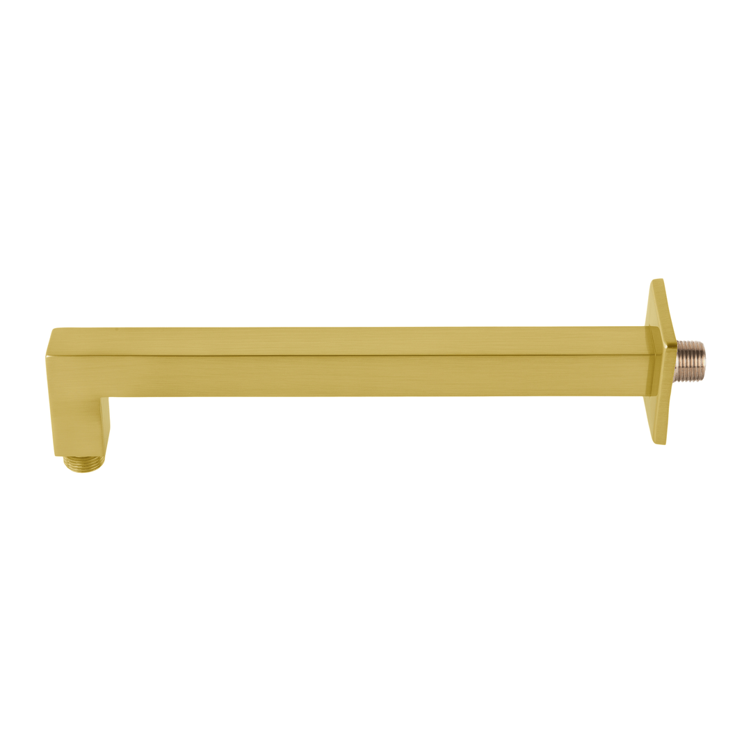 BAI 0473 Wall Mounted 12-inch Shower Head Arm in Brushed Gold Finish