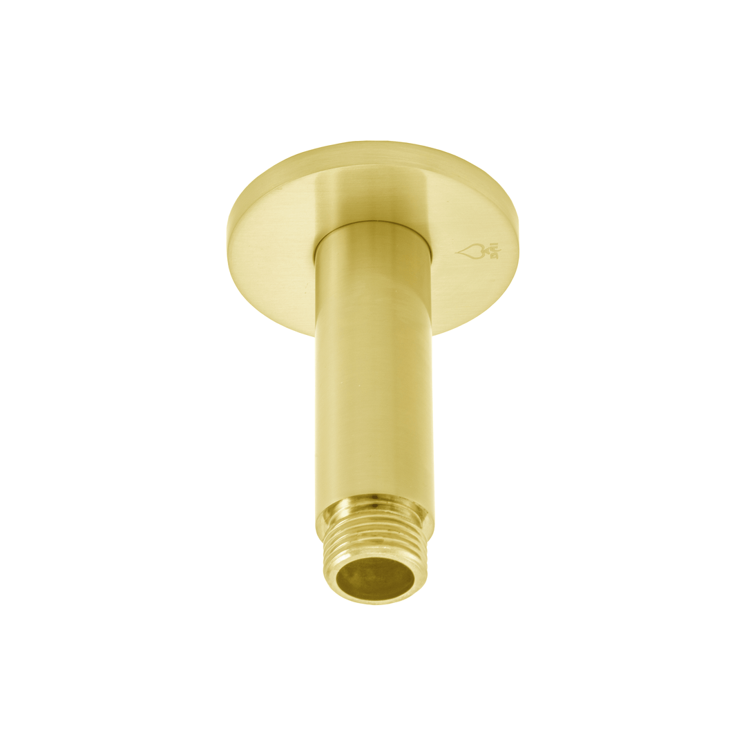 BAI 0476 Ceiling Mounted 3-inch Shower Head Arm in Brushed Gold Finish