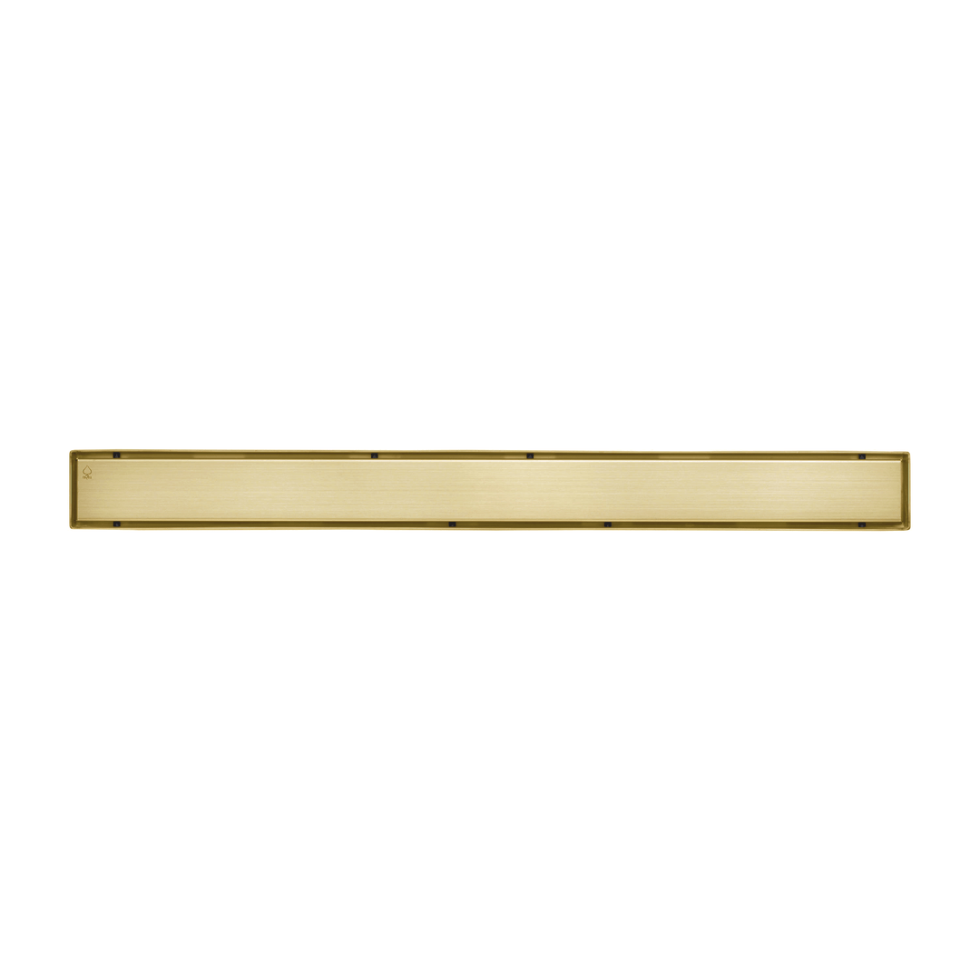 BAI 0502 Stainless Steel 32-inch Linear Shower Drain in Brushed Gold