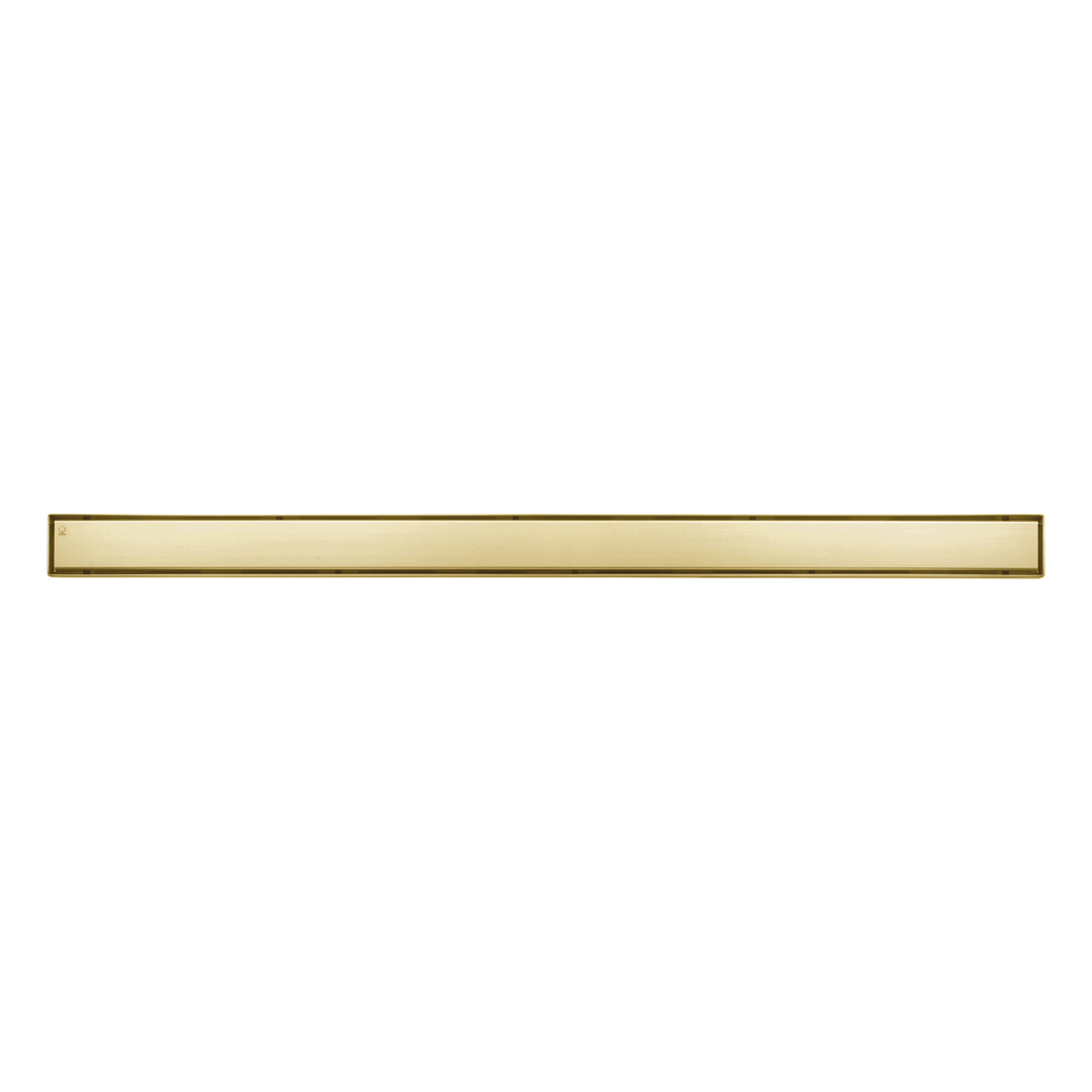 BAI 0504 Stainless Steel 48-inch Linear Shower Drain in Brushed Gold