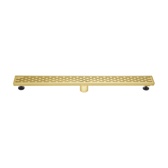 BAI 0520 Stainless Steel 32-inch Linear Shower Drain in Brushed Gold