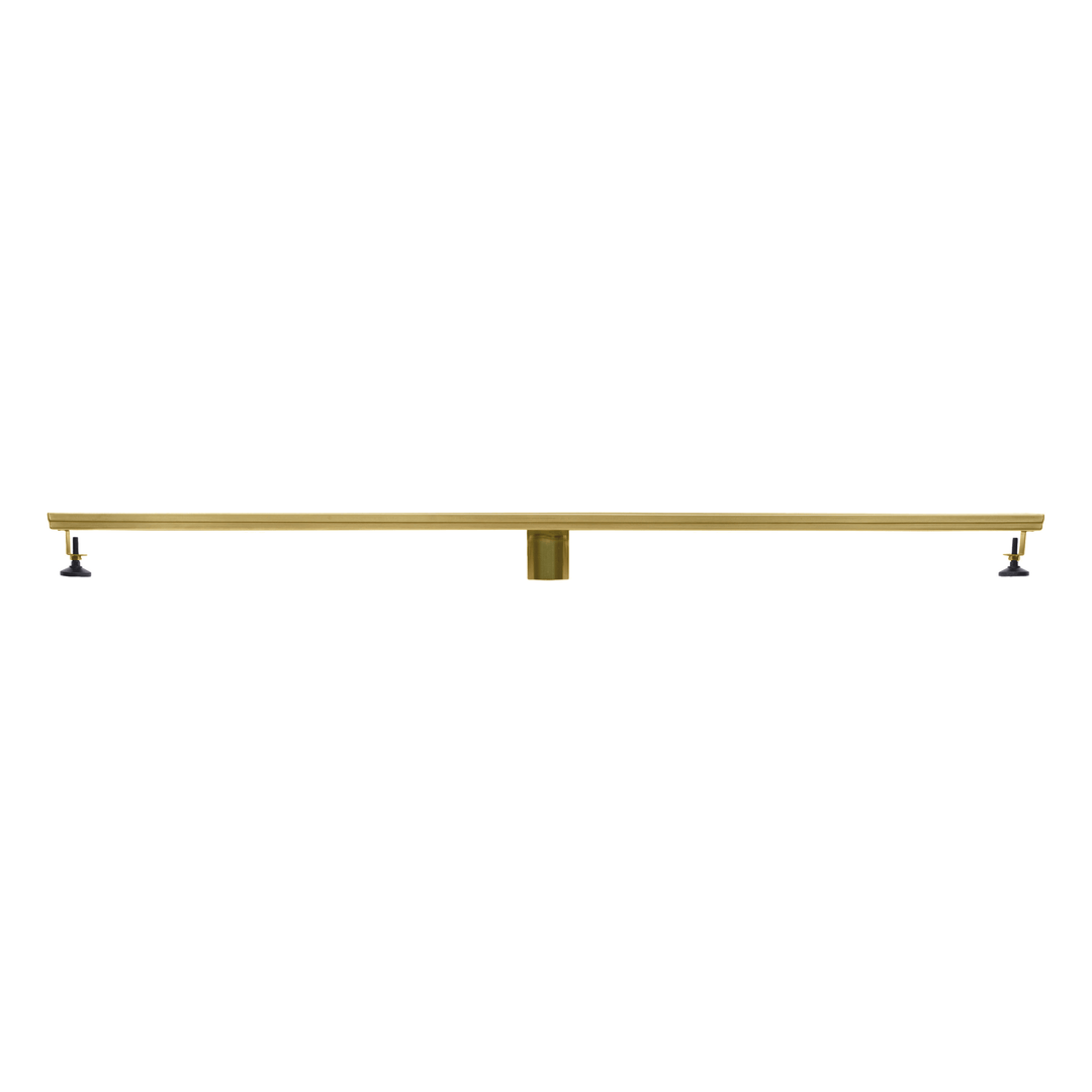 BAI 0522 Stainless Steel 48-inch Linear Shower Drain in Brushed Gold