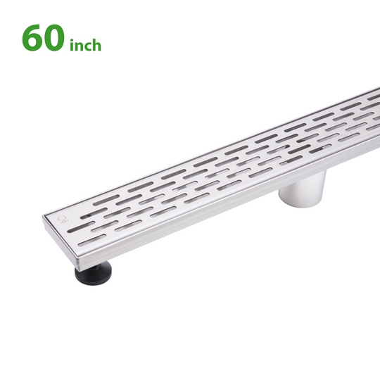 BAI 0592 Stainless Steel 60-inch Linear Shower Drain