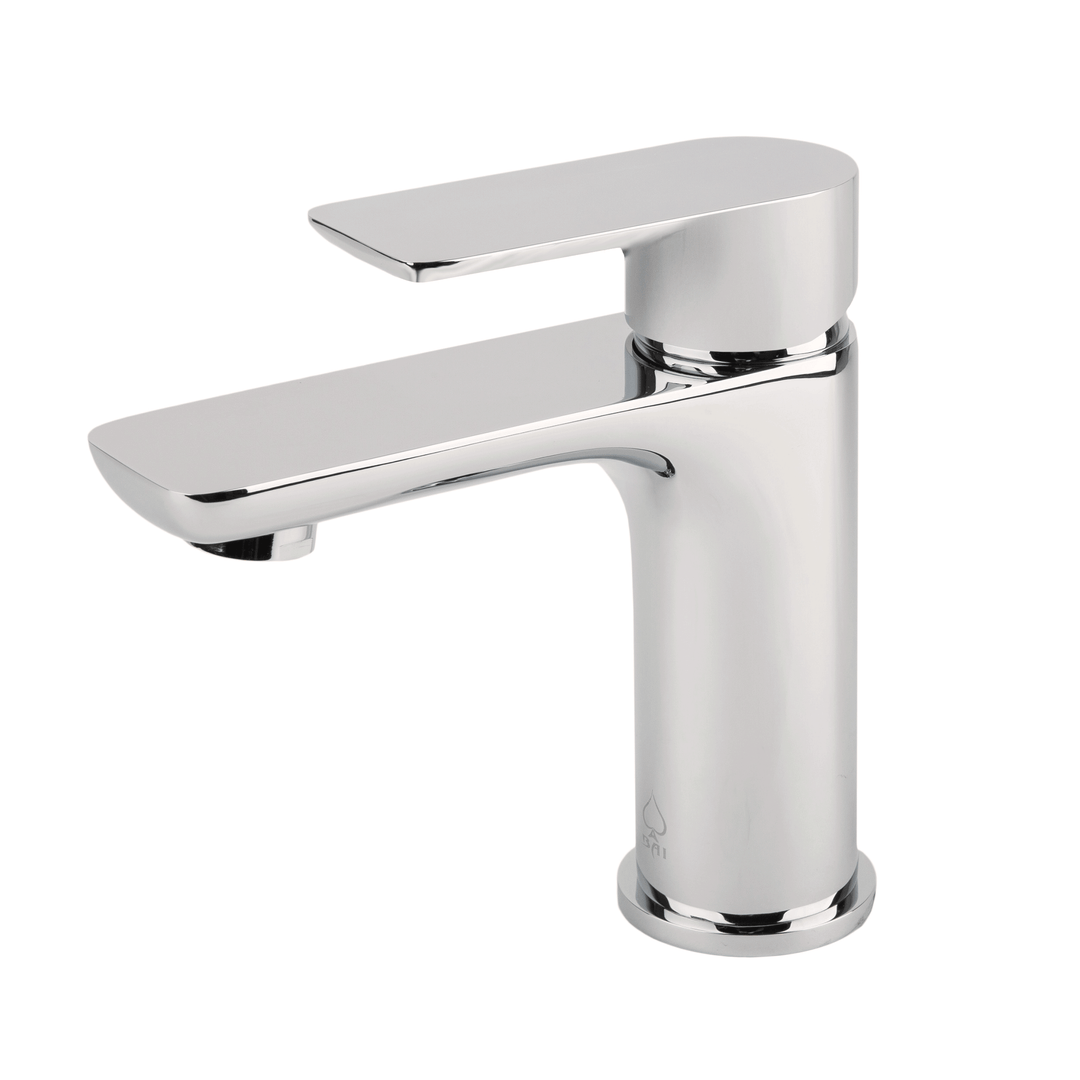 BAI 0623 Single Handle Contemporary Bathroom Faucet in Brushed Finish