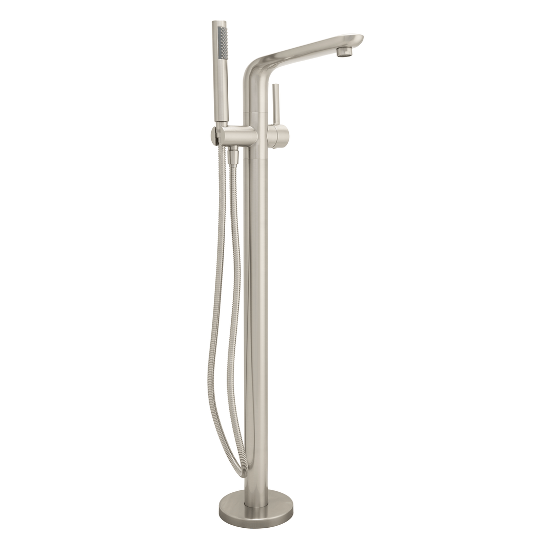 BAI 0656 Freestanding Bathtub Faucet in Brushed Nickel Finish
