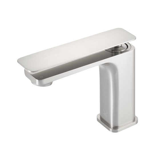 BAI 0684 Single Handle Contemporary Bathroom Faucet in Brushed Finish