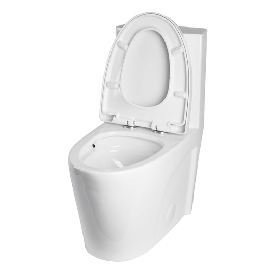 BAI 1009 Contemporary Toilet – One Piece Dual Flush with Soft-Close Seat