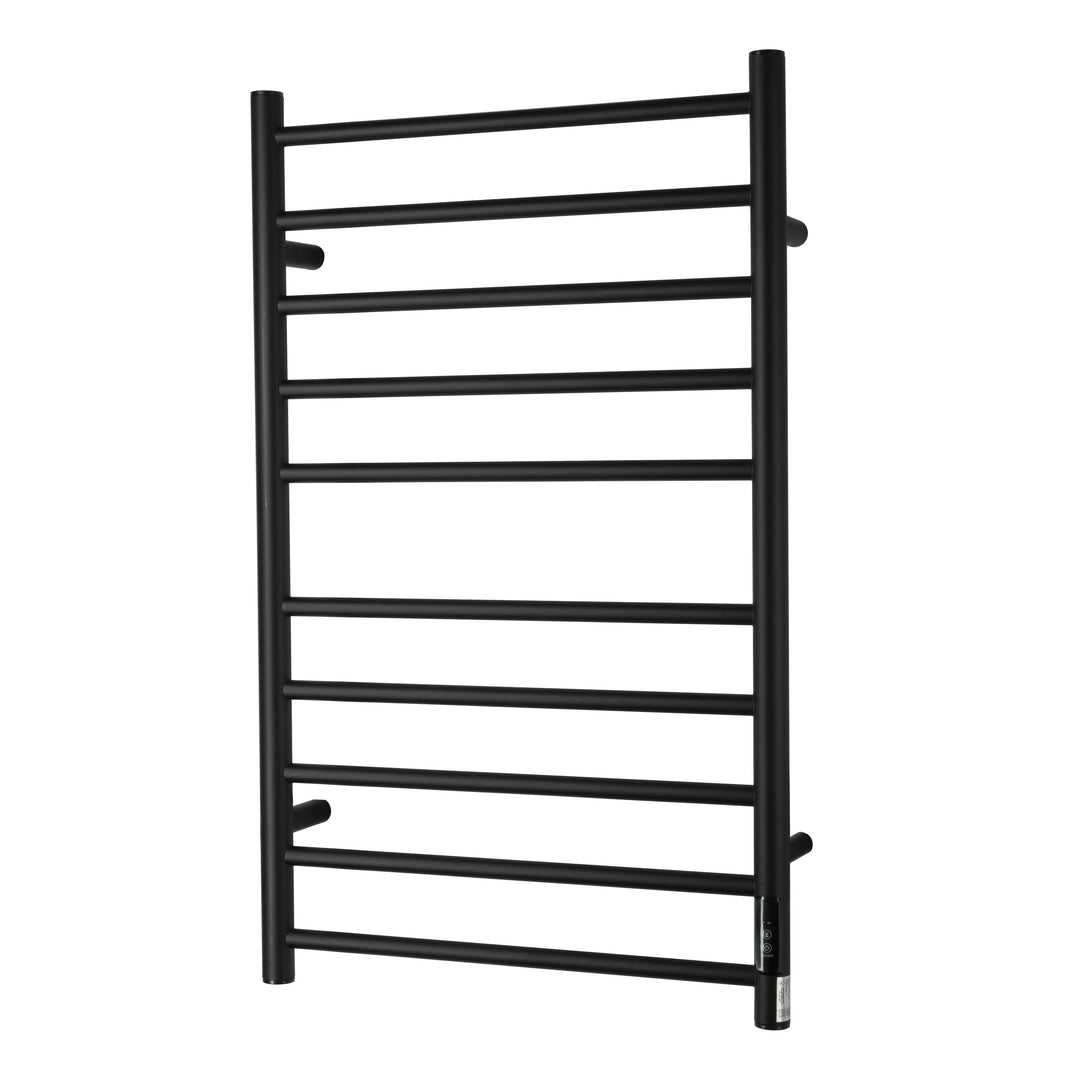 BAI 1402 Carbon Steel Towel Warmer with Timer in Matte Black Finish
