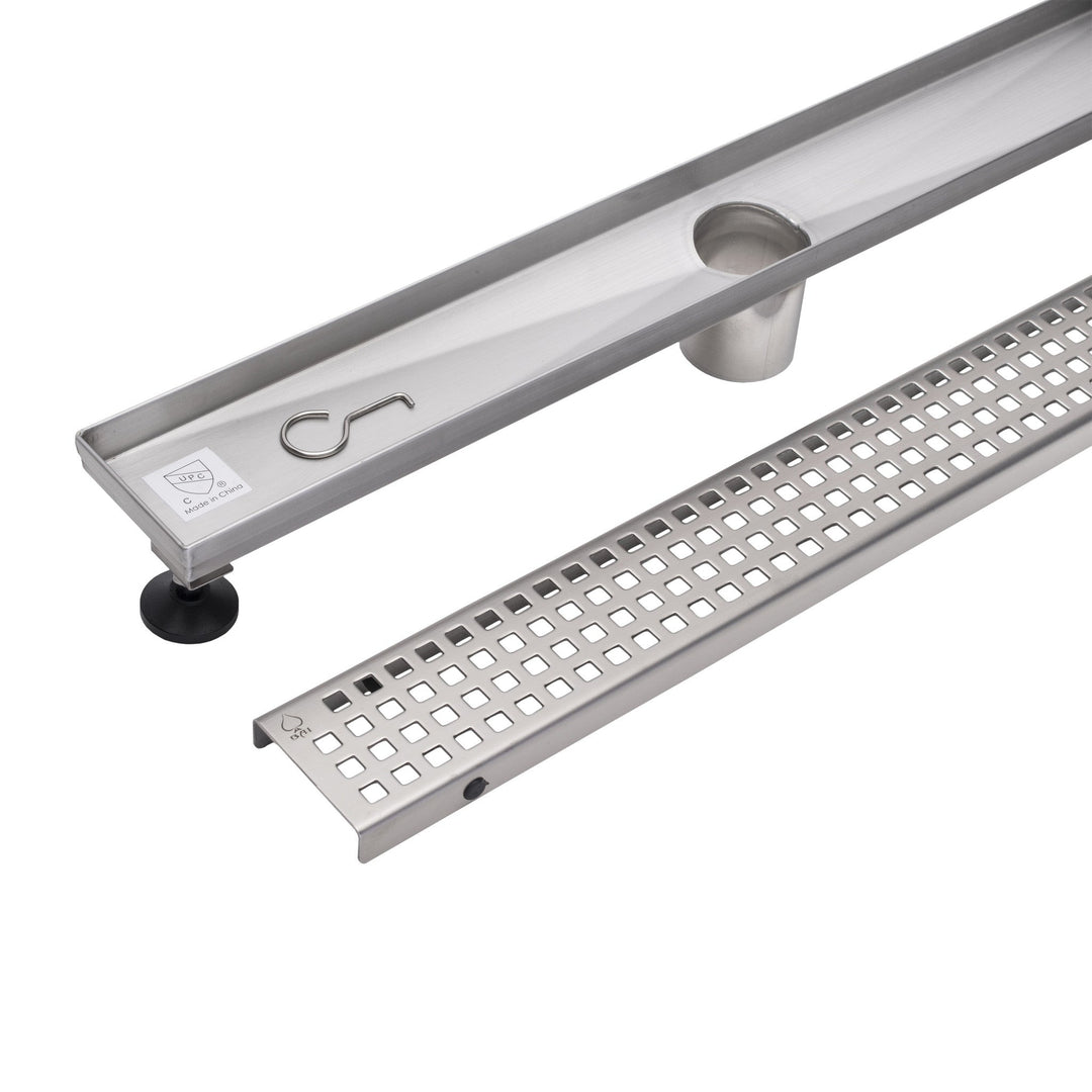 BAI 0575 Stainless Steel 48-inch Linear Shower Drain