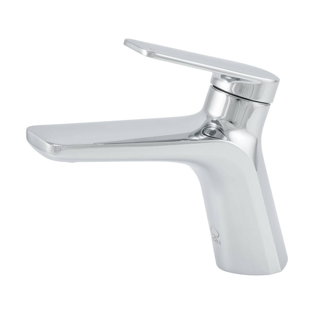 BAI 2600 Single Handle Contemporary Bathroom Faucet in Polished Chrome Finish