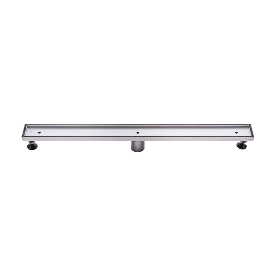 BAI 0555 Stainless Steel 36-inch Tile Insert Linear Shower Drain
