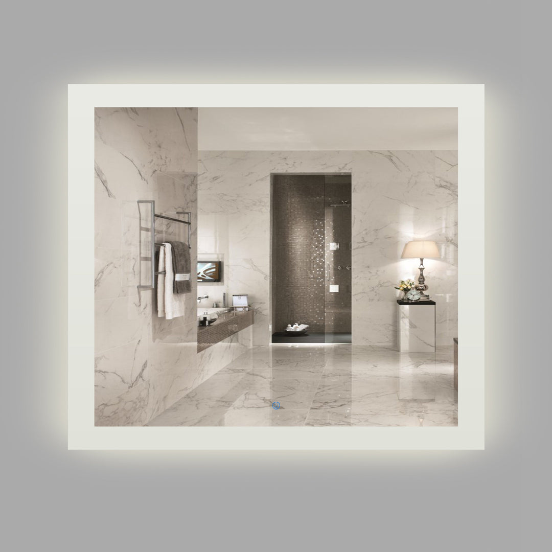 BAI 8075 LED 41-inch Bathroom Mirror with Frosted Edge