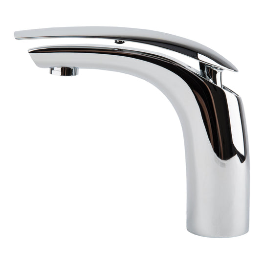 BAI 0613 Single Handle Contemporary Bathroom Faucet in Polished Chrome Finish