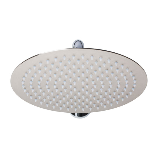 BAI 0413 Stainless Steel 10-inch Round Rainfall Shower Head in Brushed Nickel Finish